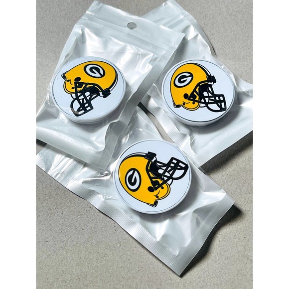 Green Bay Packers Pop Up Phone Holder Grip With Strong Adhesive Base - Picture 4 of 4